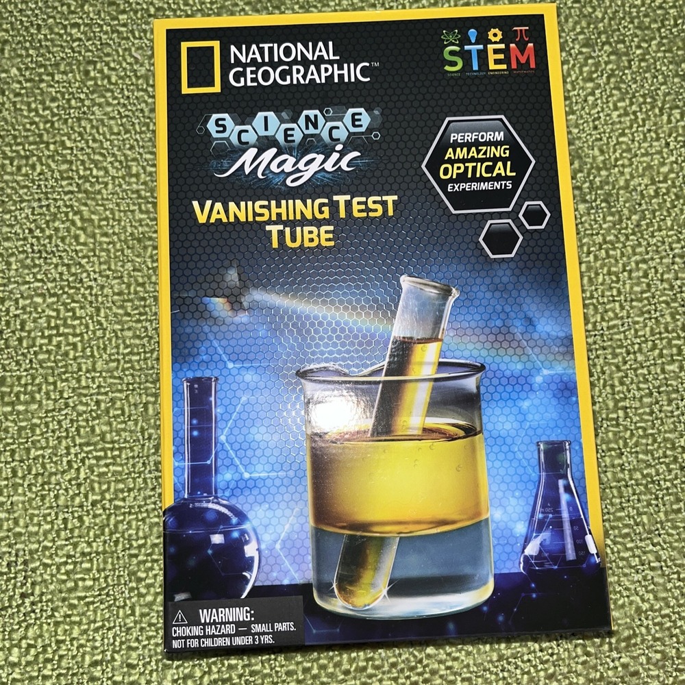 NATIONAL GEOGRAPHIC Magic Chemistry Set , Great STEM Learning Science Kit